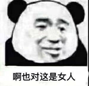 啊也对这是女人