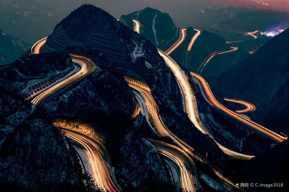 西安骊山旅游景点高清风景图片