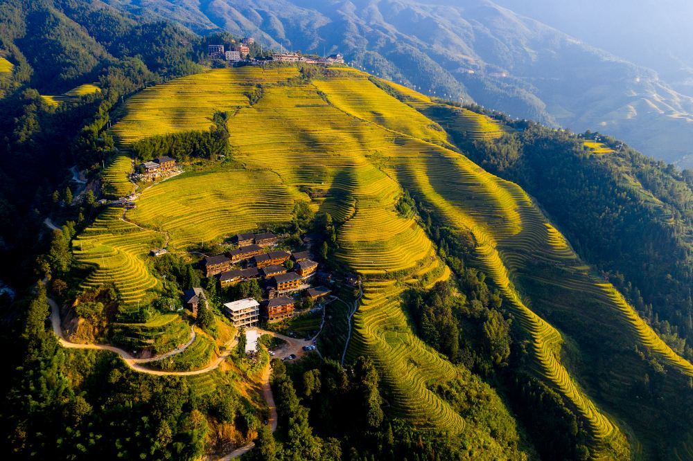 桂林龙脊梯田旅游景点真实照片