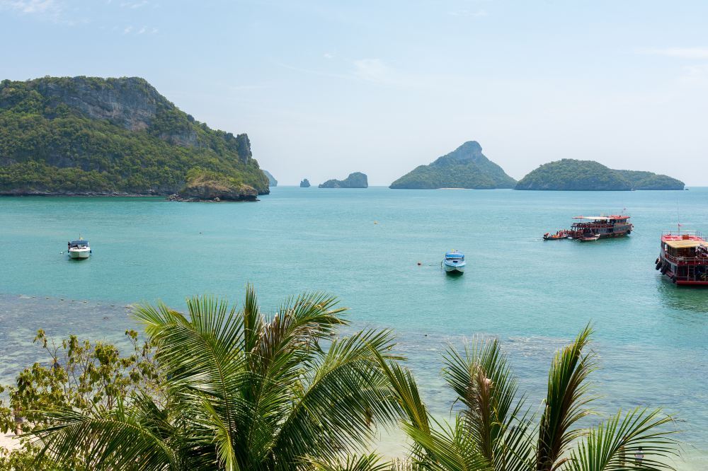 高清苏梅岛湄南海滩旅游景点真实照片