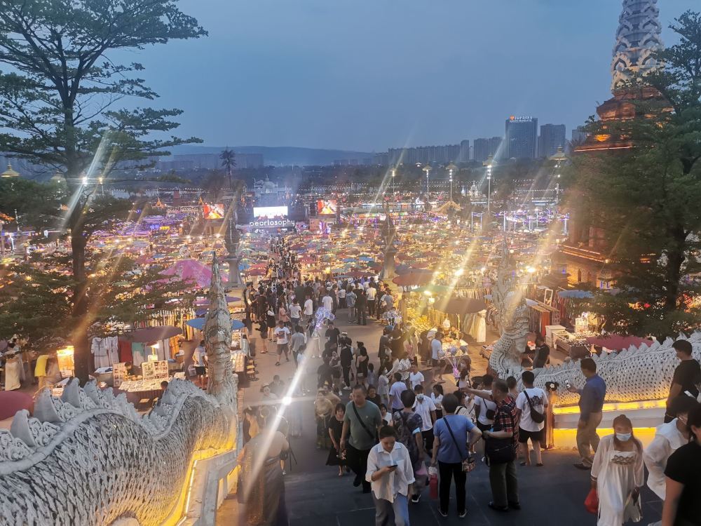 西双版纳告庄西双景旅游景点真实风景图片