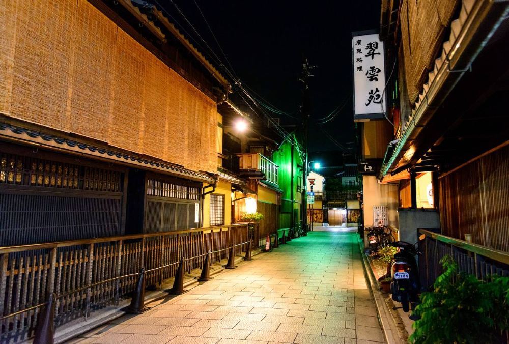 京都花见小路旅游景点真实照片风景图