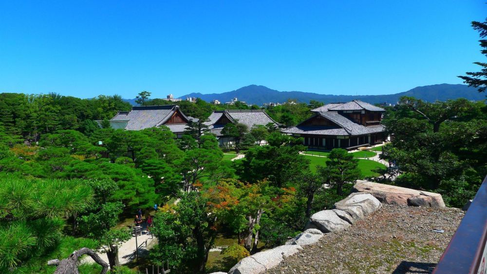 京都二条城旅游景点风景照片