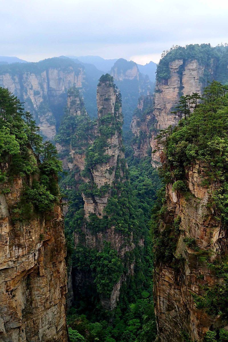 张家界乌龙寨旅游景点真实照片